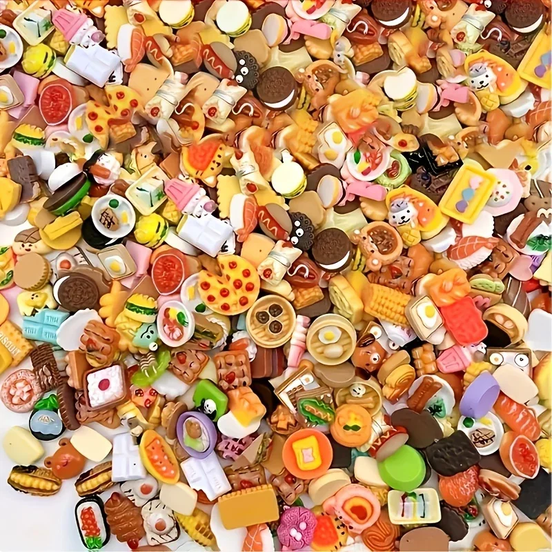 Food Snacks For Kids Party - 50 шт. случайный миниатюрный кукольный домик,