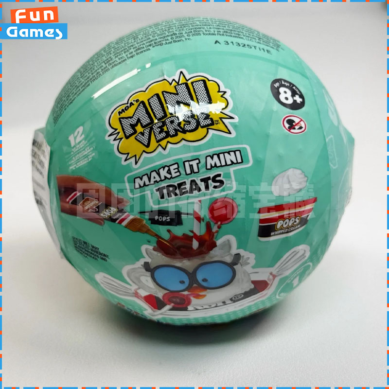 Food Halloween Snacks - MGA Miniverse Мини-Слипый Шарик Игрушки Хэллоуин