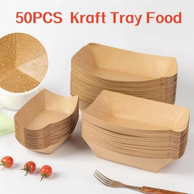 Одноразовые лотки-лодочки из к – обзор и цена Food Packed Snacks