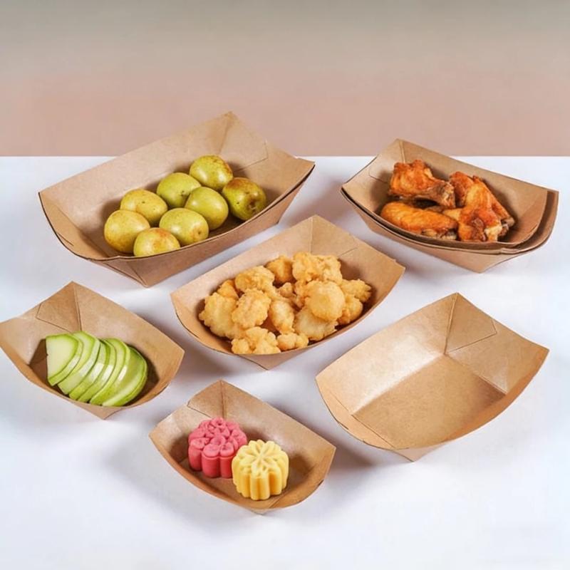 Одноразовые лотки-лодочки из к – обзор и цена Food Packed Snacks