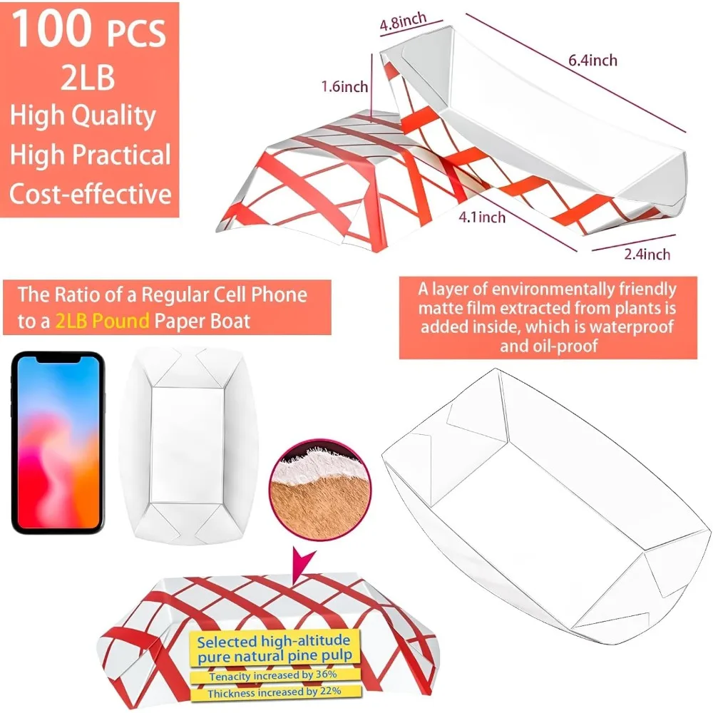 Набор из 100 штук: бумажные ло – обзор и цена Food Packed Snacks