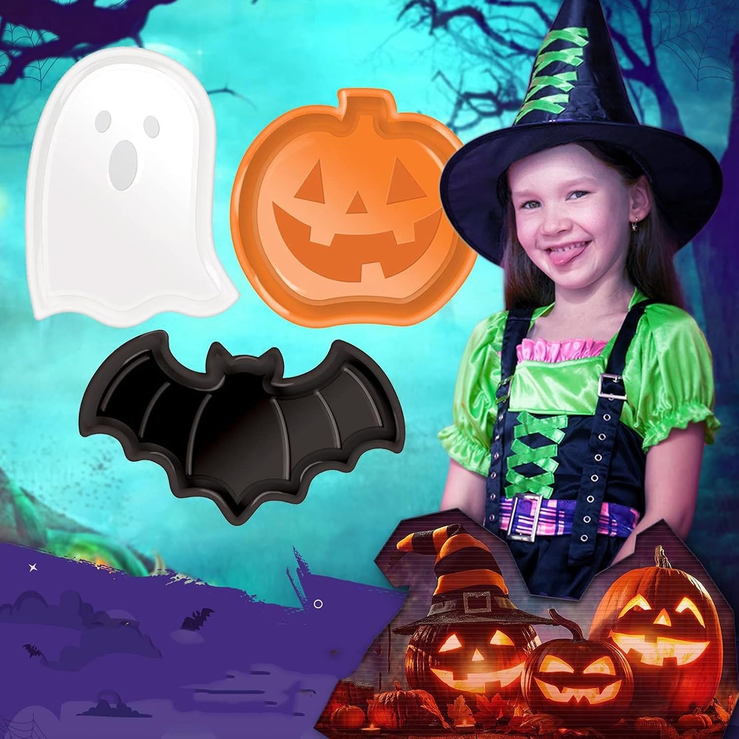 Многоразовые тарелки для Хэлло – обзор и цена Food Halloween Snacks